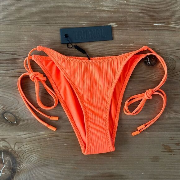 Triangl Swimwear Bright Orange Bikini Bottom - Picture 1 of 5